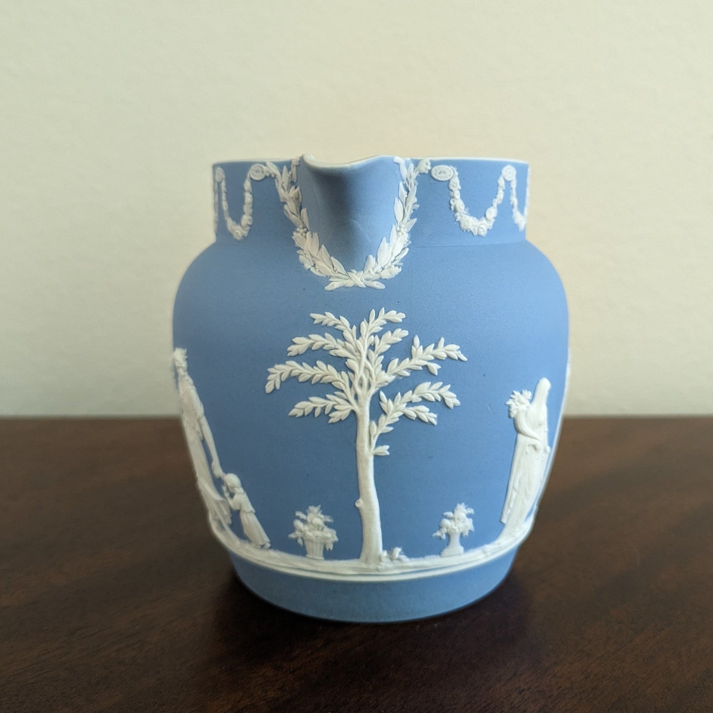 Wedgwood Jasperware Pale Blue Pitcher