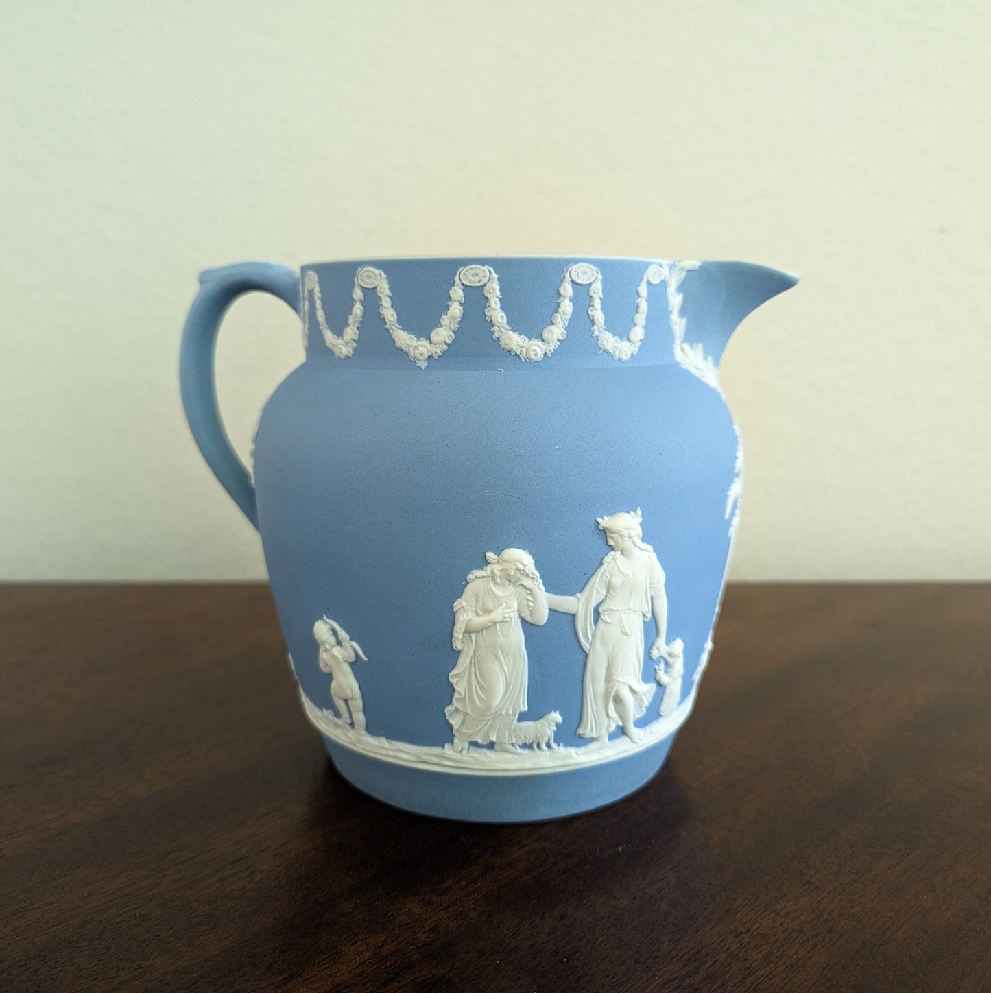 Wedgwood Jasperware Pale Blue Pitcher