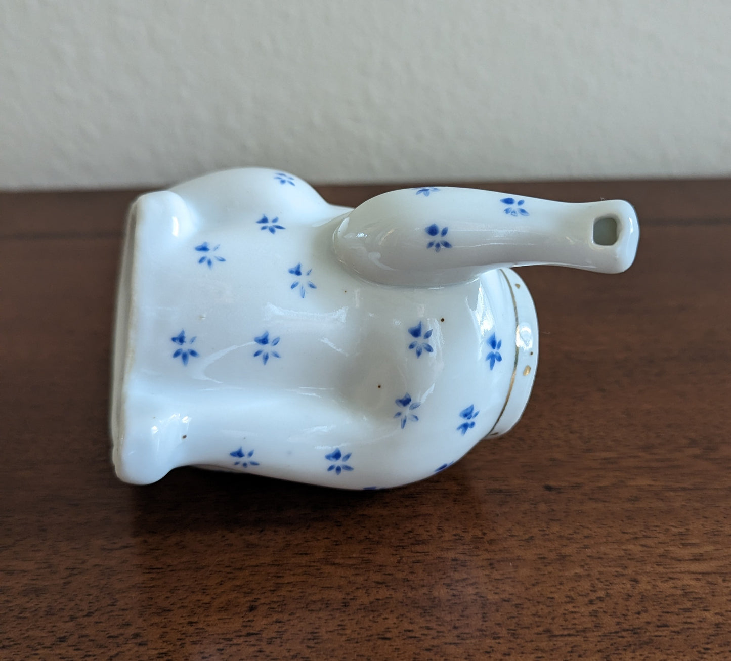 Blue Flower Cat Teapot