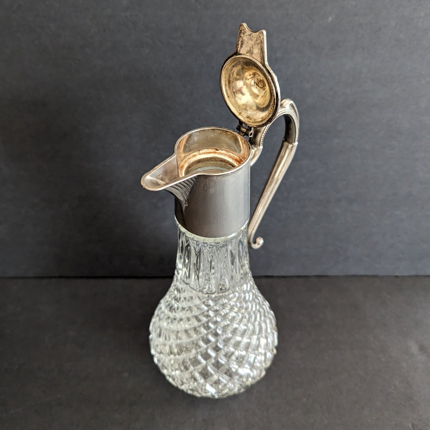 Antique E.P. Zinc Claret Jug