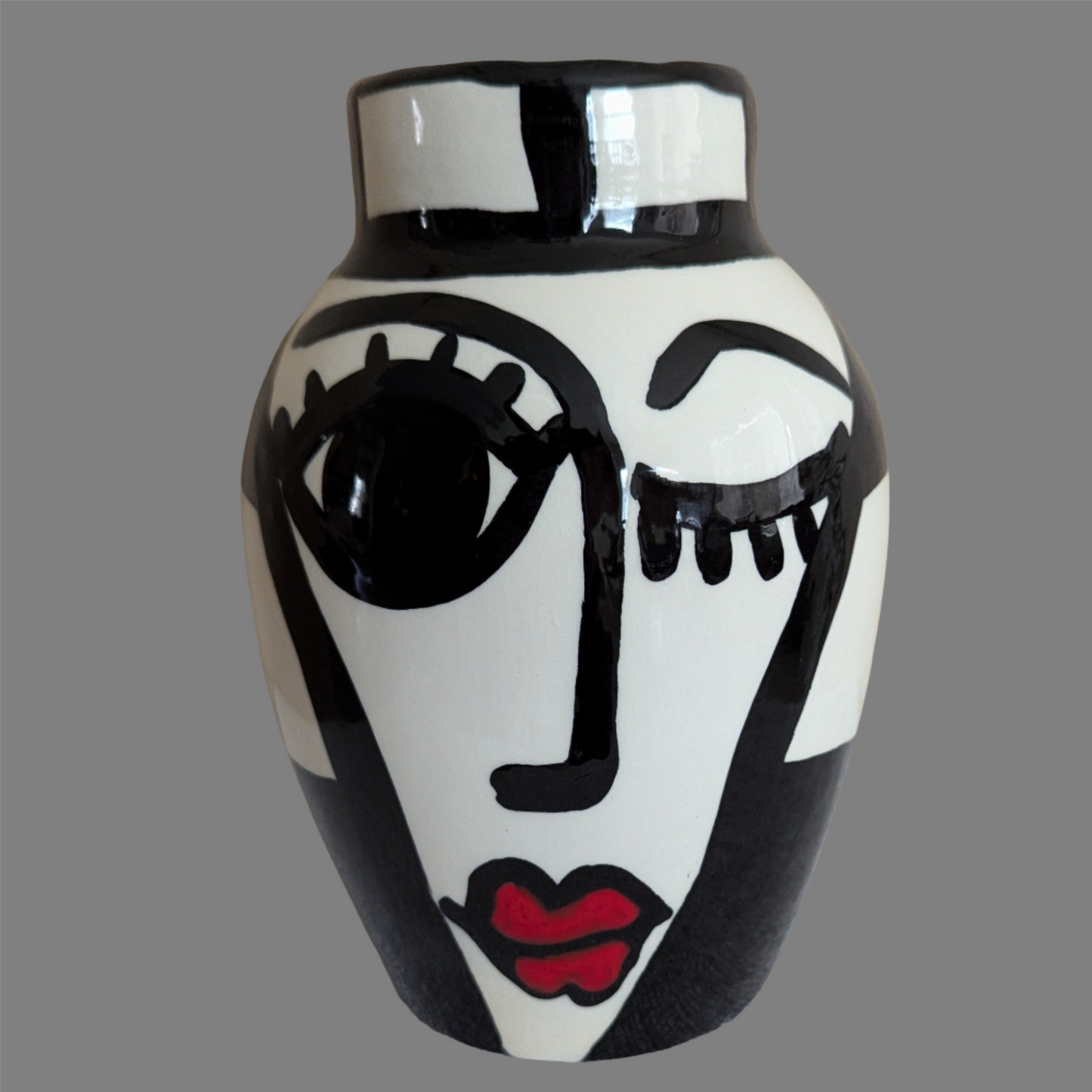 Babroff Winking Face Vase