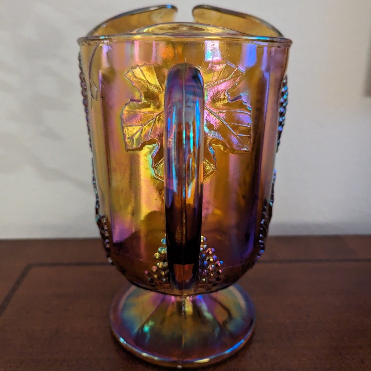 Indiana Carnival Glass Pitcher