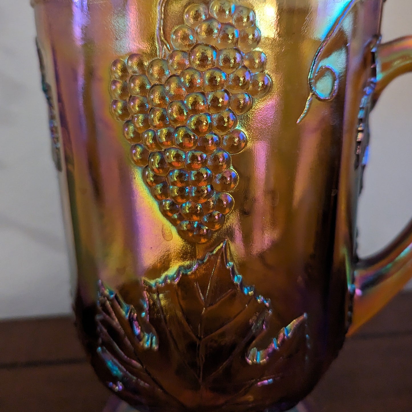 Indiana Carnival Glass Pitcher