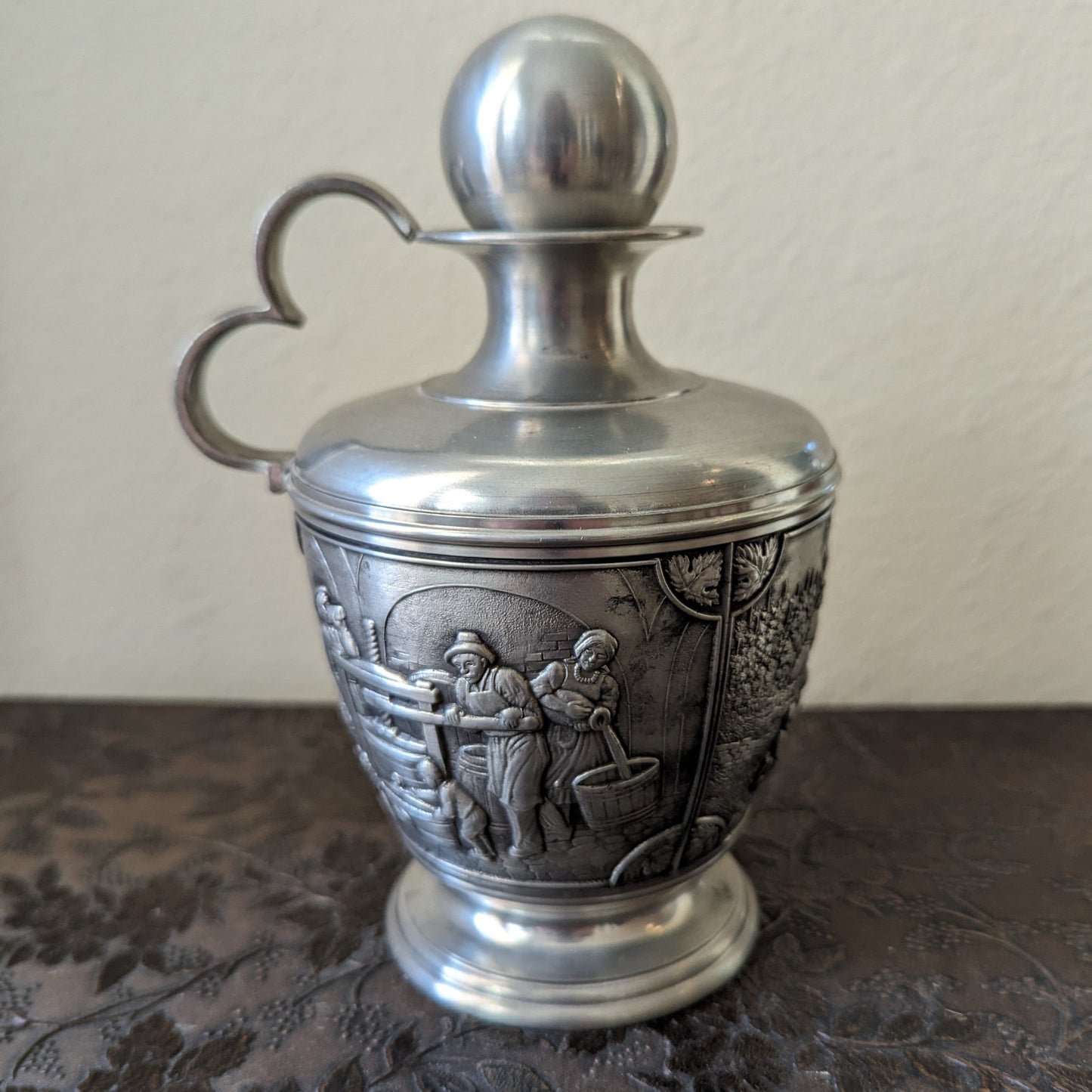 Artina SKS ZINN Pewter Decanter and Goblets