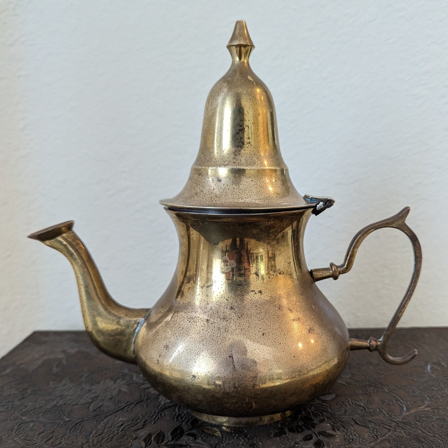 Vintage Brass India Teapot