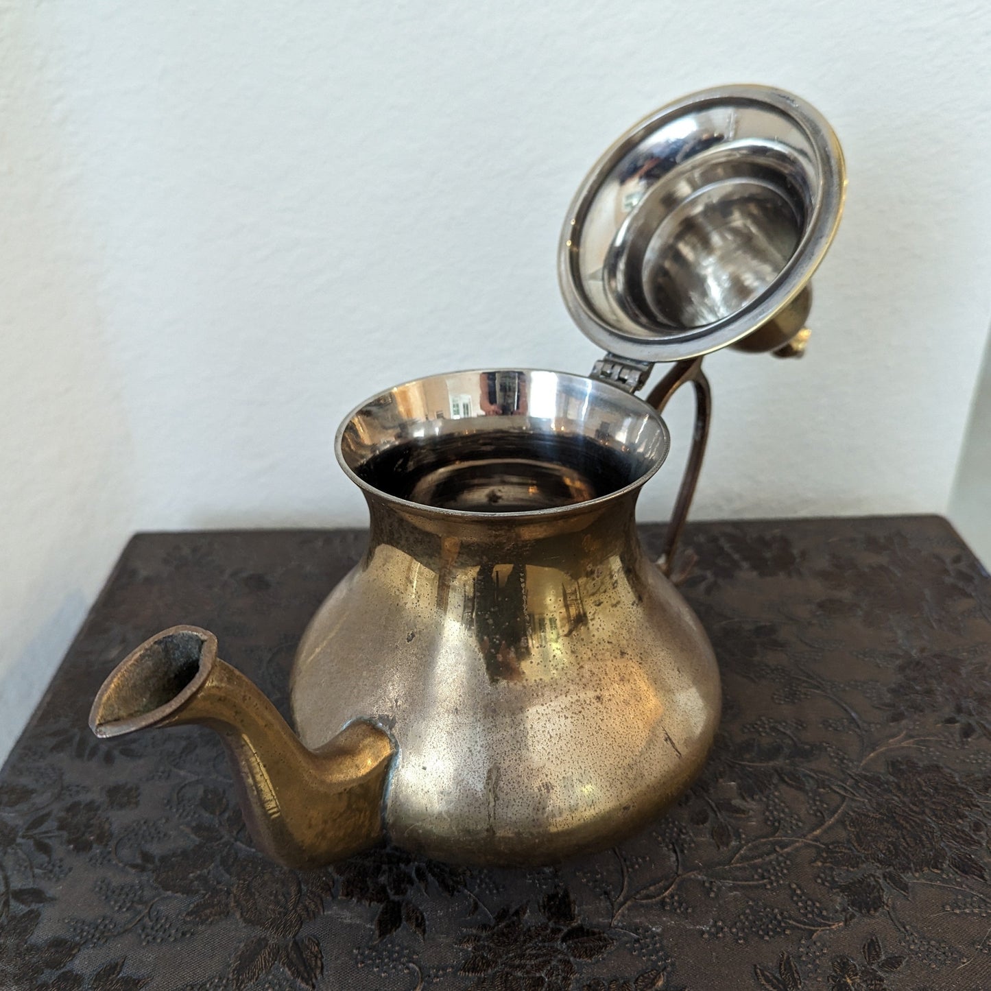 Vintage Brass India Teapot