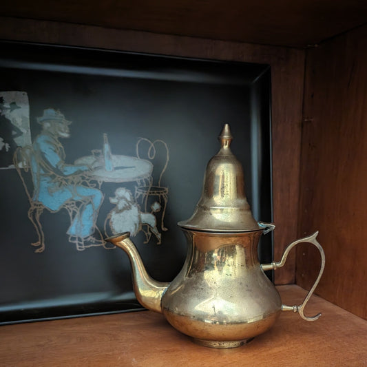 Vintage Brass India Teapot