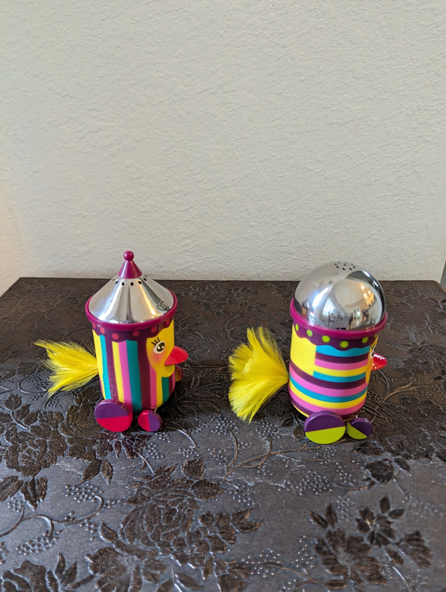 Rolling Birds Salt and Pepper Shakers