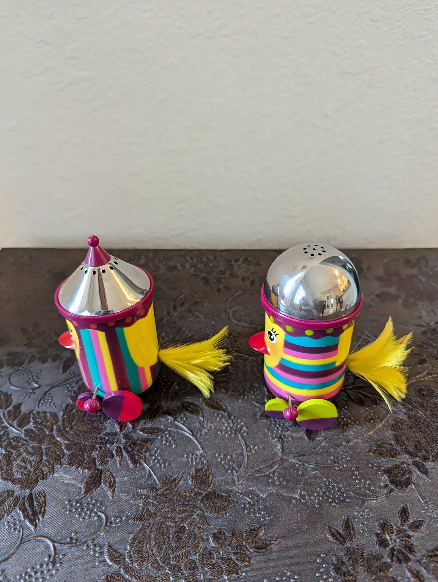 Rolling Birds Salt and Pepper Shakers