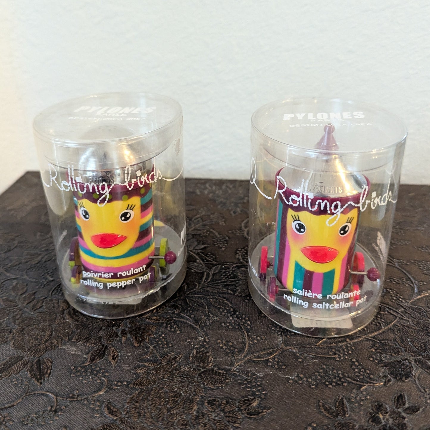 Rolling Birds Salt and Pepper Shakers