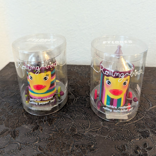 Rolling Birds Salt and Pepper Shakers