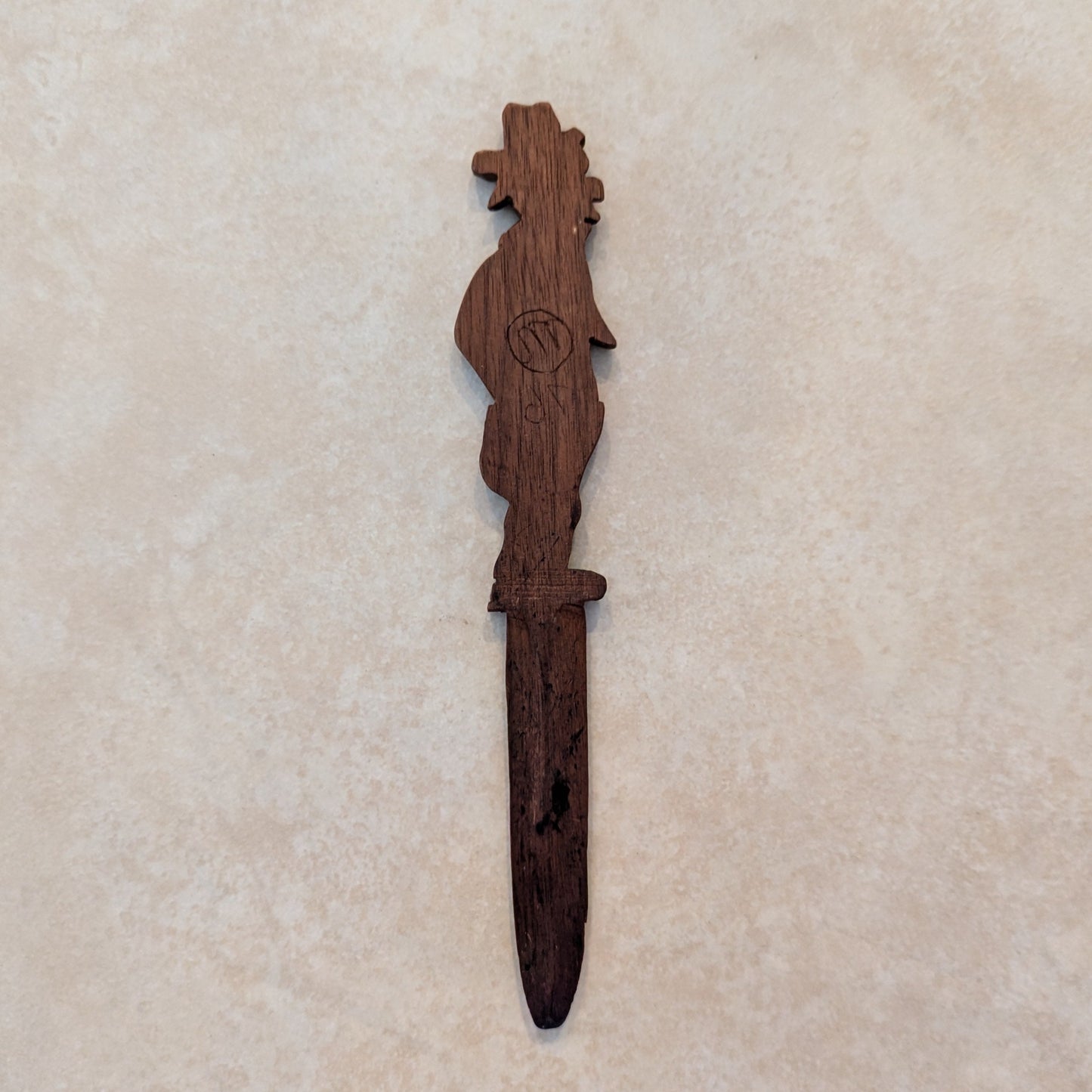 Old Man Wood Letter Opener