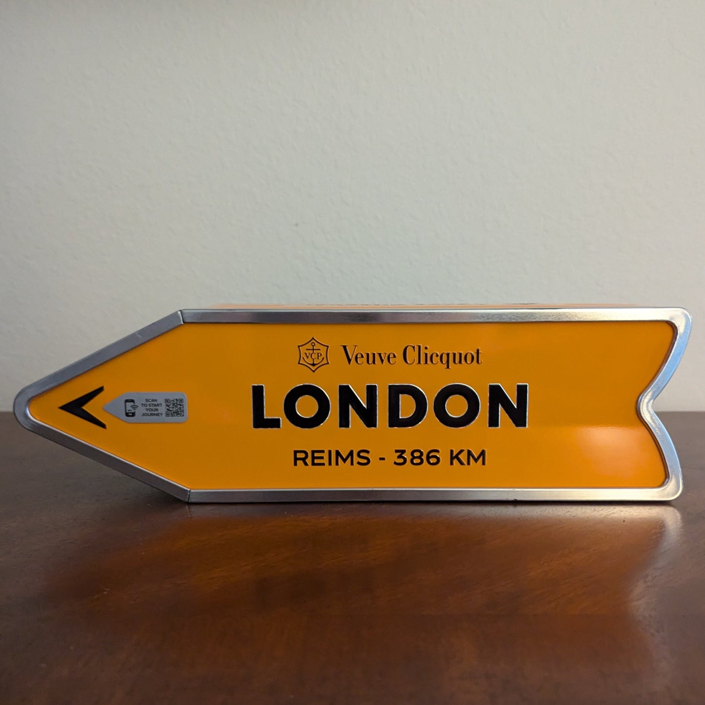 Veuve Clicquot Champagne London Arrow Street Sign