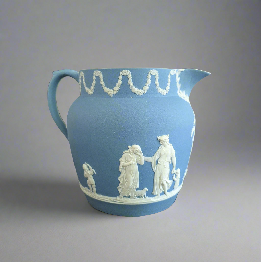 Wedgwood Jasperware Pale Blue Pitcher