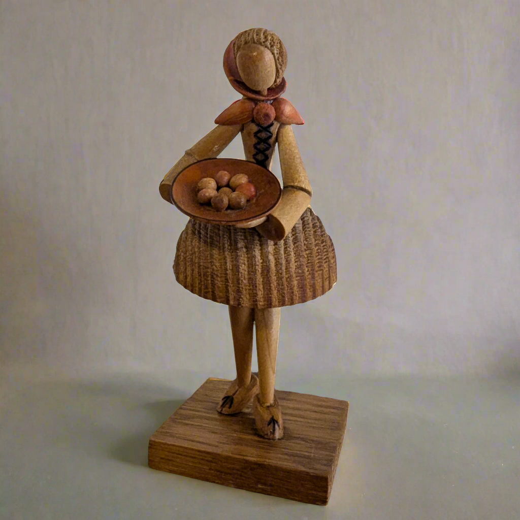 Woman with Pears Figurine